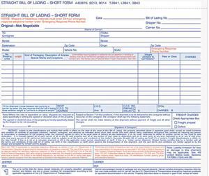 Tops 3841 Hazardous Material Short Form, 8-1/2 x 7, Three-Part Carbonless, 50 Forms