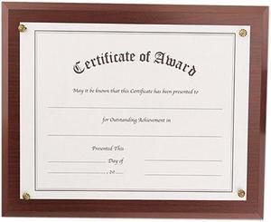 Nu-Dell 18813M Award-A-Plaque - Wall-mountable - Acrylic - Mahogany