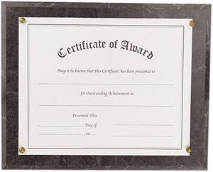 Nu-Dell 18815M Award-A-Plaque - Wall-mountable - Acrylic - Black Marble