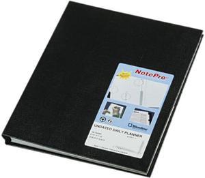 Blueline A29C81 NotePro Undated Daily Planner, 9-1/4 x 7-1/4, Black