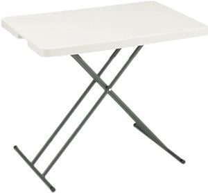 Iceberg 65490 IndestrucTable TOO 1200 Series Resin Personal Folding Table, 30w x 20d, Platinum