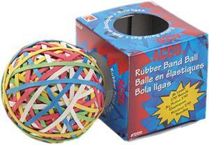Acco 72155 Rubber Band Ball, Minimum 260 Rubber Bands