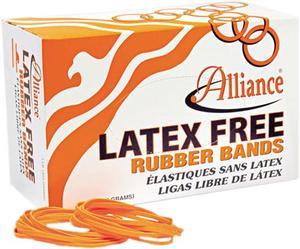 Alliance 37196 Latex-Free Orange Rubber Bands, Size 19, 3-1/2 x 1/16, 1750/Box