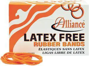 Alliance 37336 Latex-Free Orange Rubber Bands, Size 33, 3-1/2 x 1/8, 850/Box