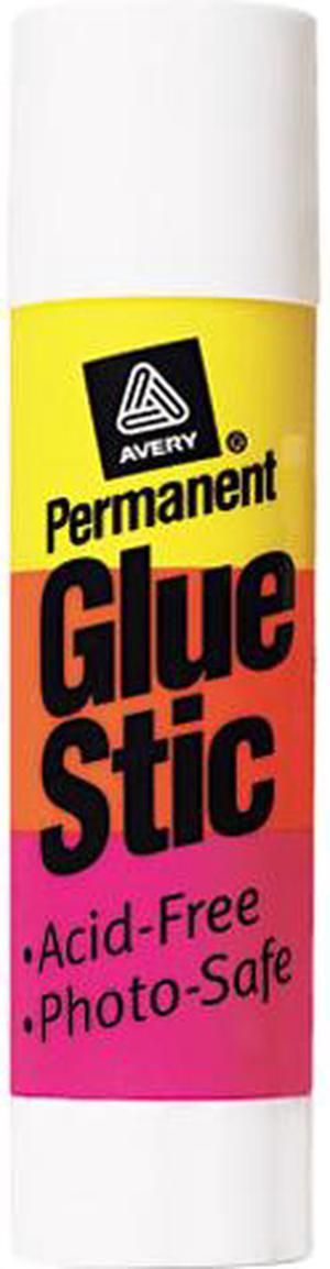 Avery Clear Application Permanent Glue Stic, .26 oz, Stick