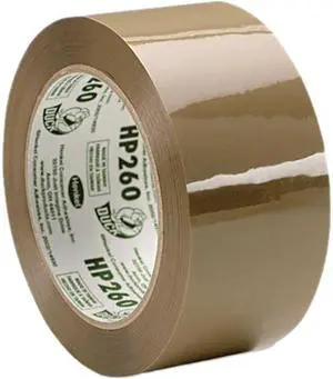 Duck HP260T Carton Sealing Tape 1.88" x 60 yards, 3" Core, Tan