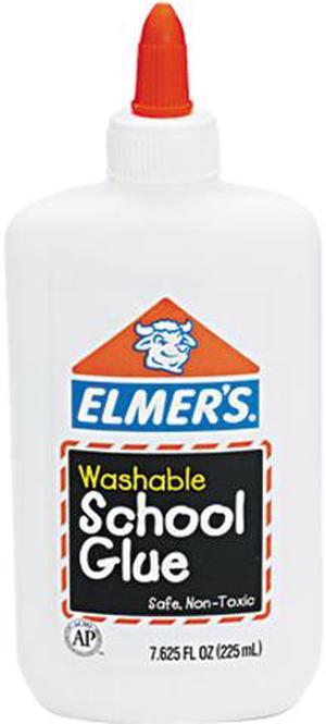 Elmer's Liquid School Glue, Clear, Washable, 1 Gallon & Liquid School Glue,  W