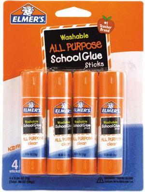 Elmer's E542 - Washable All Purpose School Glue Sticks, 4/Pack