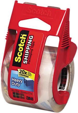 Scotch 142 3850 Heavy Duty Packaging Tape in Sure Start Dispenser, 2" x 22 yds, Clear