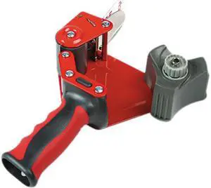 Scotch ST-181 Pistol Grip Packaging Tape Dispenser, 3" Core, Metal, Red