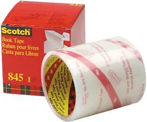 Scotch 845-4 Book Repair Tape, 4" x 15 yards, 3" Core