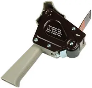 Scotch MMMH180 H180 Box Sealing Pistol Grip Tape Dispenser, 3" Core, Plastic/Metal, Gray
