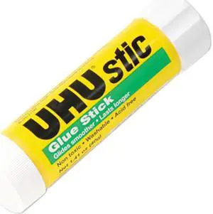 UHU Stic Permanent Clear Application Glue Stick, 1.41oz.
