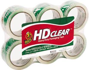 Duck HD Clear Heavy-Duty Carton Packaging Tape