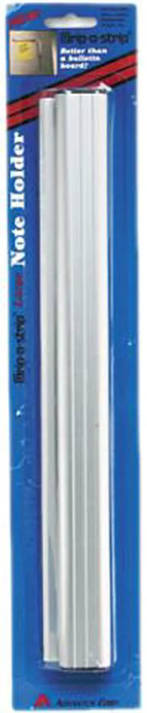 Advantus 1025 Grip-A-Strip Display Rail, 12 x 1 1/2, Aluminum Finish
