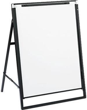 Quartet 351900 Futura Dry Erase Presentation Easel, Melamine, 24 x 36, White, Black Frame