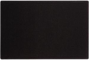 Quartet 7683BK Oval Office Fabric Bulletin Board, 36 x 24, Black