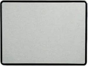Quartet 7694G Contour Fabric Bulletin Board, 48 x 36, Gray, Plastic Graphite Frame