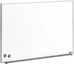 Quartet M3423 Magnetic Dry Erase Board, Painted Steel, 34 x 23, White, Aluminum Frame