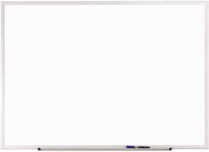 Quartet S537 Standard Dry-Erase Board, Melamine, 72 x 48, White, Aluminum Frame