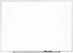Quartet S534 Standard Dry-Erase Board, Melamine, 48 x 36, White, Aluminum Frame