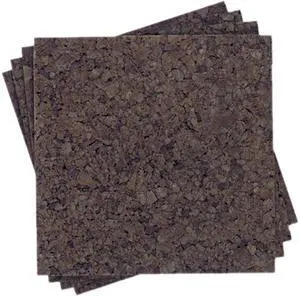 Quartet 101 Cork Panel Bulletin Board, Natural Cork, 12 x 12, 4 Panels/Pack
