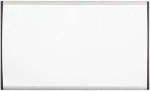 Quartet ARC3018 Magnetic Dry Erase Board, Painted Steel, 18 x 30, White/Aluminum Frame