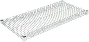 Alera SW58-3618SR Industrial Wire Shelving Extra Wire Shelves, 36w x 18d, Silver, 2 Shelves/Carton