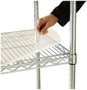 Alera SW59SL3624 (ALESW59SL3624) Shelf Liners For Wire Shelving, 36w x 24d, Clear Plastic, 4/Pack