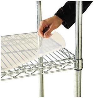 Alera SW59SL4824 (ALESW59SL4824) Shelf Liners For Wire Shelving, 48w x 24d, Clear Plastic, 4/Pack