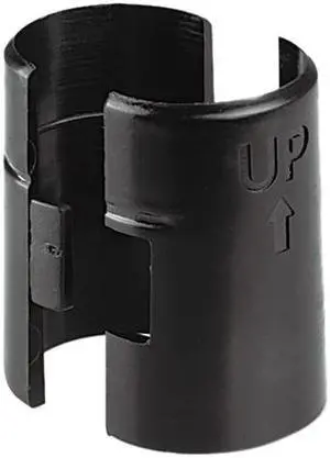 Alera ALESW59SLBL Wire Shelving Shelf Lock Clips, Plastic, Black, 4 Clips/Pack