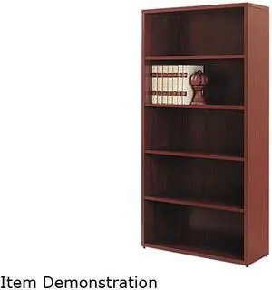 HON 105535NN 10500 Series Bookcase, 5 Shelves, 36w x 13-1/8d x 71h, Mahogany