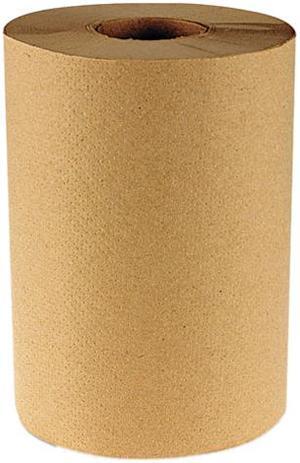 Hardwound Paper Towels, 8"x350', One-Ply, 12 Rolls/Case, Natural Kraft Color Hardwound Paper Towels, 8"x350', One-Ply, 12 Rolls/Case, Natural Kraft Color