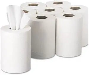 Georgia-Pacific 28125 Premium Jr. Cap. Center-Pull Towel, 7.8 x 12, White, 275/Roll, 8 Rolls/Carton