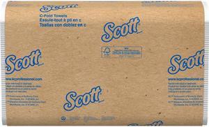 Scott Essential C Fold Paper Towels 01510 with FastDrying Absorbency Pockets 12 Packs  Case 200 C Fold Towels  Pack