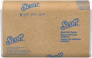 Scott Essential Multifold Paper Towels (01840) with Fast-Drying Absorbency Pockets, White, 16 Clips / Case, 250 Sheets / Clip, 4,000 Towels / Case