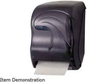 San Jamar T1390TBK Electronic Touchless Roll Towel Dispenser, 11 3/4 x 9 x 15 1/2, Black