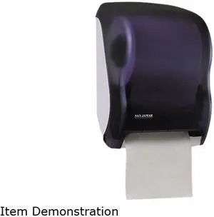 San Jamar T1300TBK Electronic Touchless Roll Towel Dispenser, 11 3/4 x 9 x 15 1/2, Black