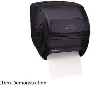 San Jamar T850TBK Integra Lever Roll Towel Dispenser, 11 1/2 x 11.15 x 13 1/2, Black