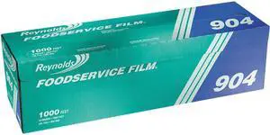 Reynold Food Packaging 000000000000000904 PVC Film Roll with Cutter Box, 18" x 1000 ft., Clear