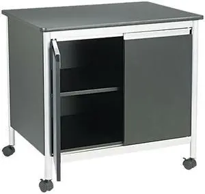 Safco 1872BL Deluxe Steel Machine Stand, 1-Shelf, 32w x 24-1/2d x 30-1/8h, Black Safco 1872BL Deluxe Steel Machine Stand, 1-Shelf, 32w x 24-1/2d x 30-1/8h, Black