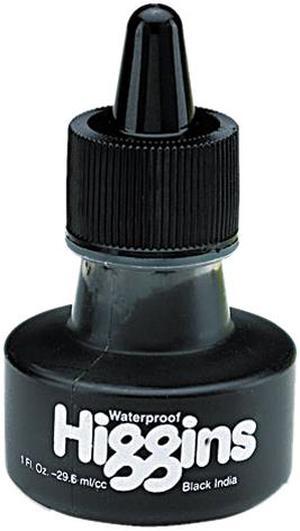 Higgins Higgins Waterproof India Ink for ArtTechnical Pens Black 1 oz Bottle