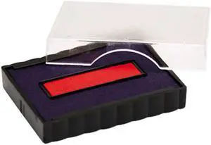 U. S. Stamp & Sign P4750BR Trodat T4750 Stamp Replacement Pad, 1 x 1-5/8, Red/Blue