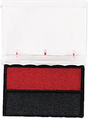 U. S. Stamp & Sign P4850BR Trodat T4850 Dater Replacement Pad, 3/16 x 1, Red/Blue
