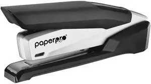 PaperPro 1110 inPOWER+ 28 Premium Desktop Stapler 28 Sheets Capacity - 210 Staple Capacity - Full Strip - Silver, Black