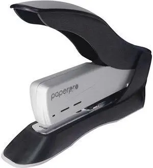 PaperPro 1300 inHANCE+ 100 Heavy Duty Stapler 100 Sheets Capacity - 210 Staple Capacity - Full Strip - 1/2" Staple Size - Black, Gray