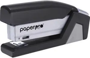 PaperPro 1510 inJOY 20 Compact Stapler 20 Sheets Capacity - 105 Staple Capacity - Half Strip - 1/4" Staple Size - Gray, Black