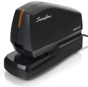 Swingline 48209 Optima Electric Stapler, 50-Sheet Capacity, Silver
