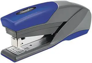 Swingline 66404 LightTouch Reduced Effort Stapler, 20-Sheet Capacity, Blue