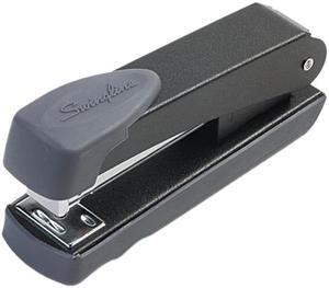 Swingline 71101 Compact Commercial Stapler, Half Strip, 20-Sheet Capacity, Black, 1 Each